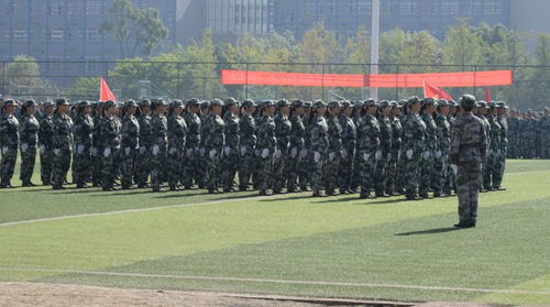 軍訓(xùn) 工貿(mào)的必修課